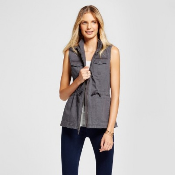 a new day Jackets & Blazers - A New Day Women's Gray Military Vest a new day Jackets & Blazers - A New Day Women's Gray Military Vest